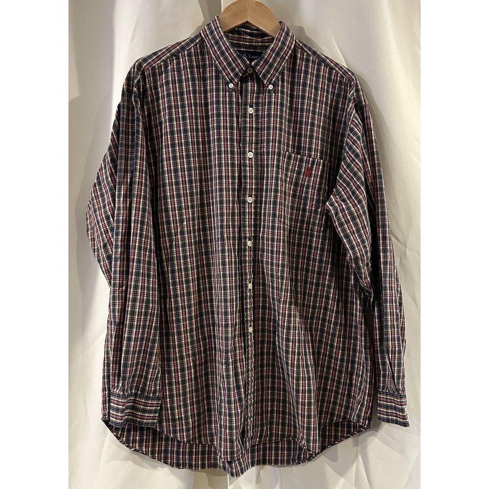 Ralph Lauren Blake Shirt Men's XL 100% Two-ply Cotton‎